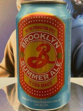 Vintage Beer Can Brooklyn Brand Summer Ale Pre Prohibition Style Tab Empty